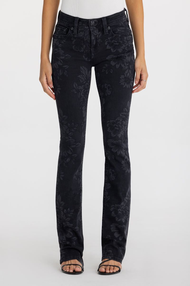 ●MIDNIGHT MOVE● rivet boots cut pants blue 24fw57 MIDNIGHT MOVE ONLINE STORE