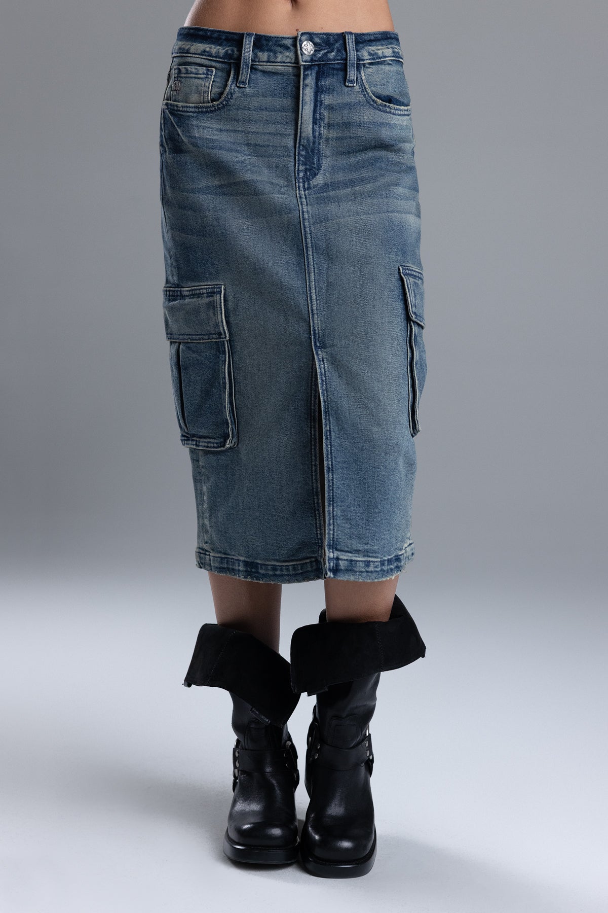 Karla Cargo Midi Skirt