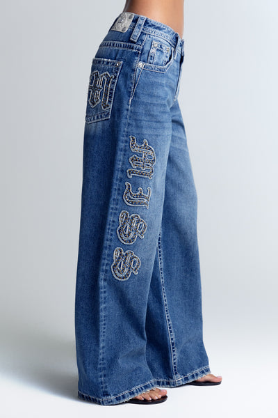 Azalea Baggy Wide Jeans