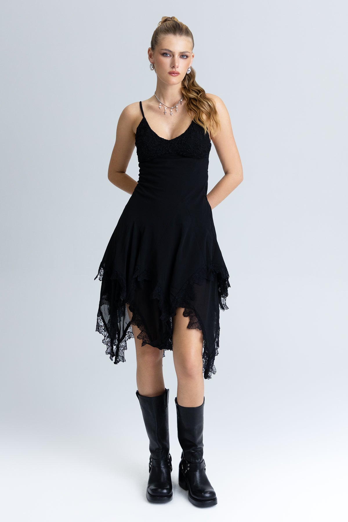 Ester Lace Midi Dress