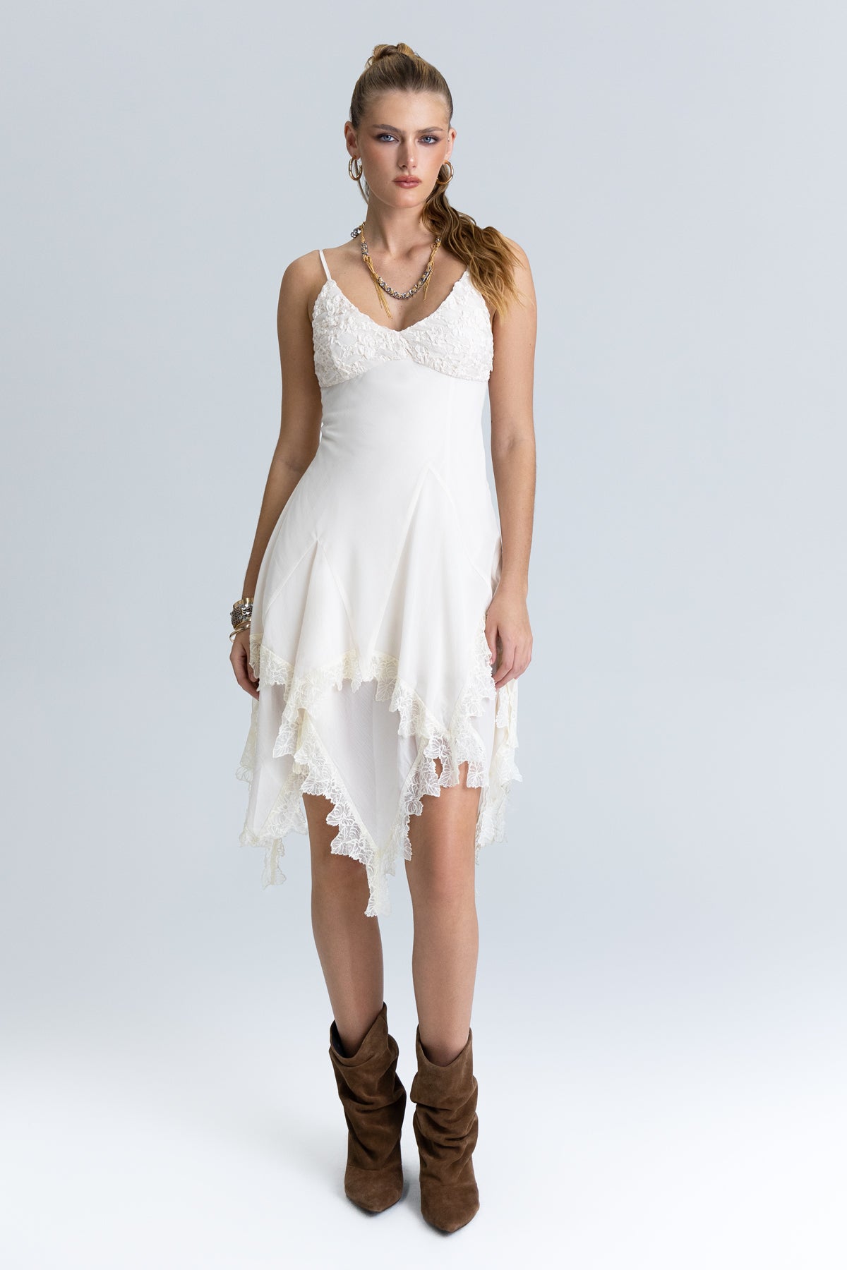 Ester Lace Midi Dress