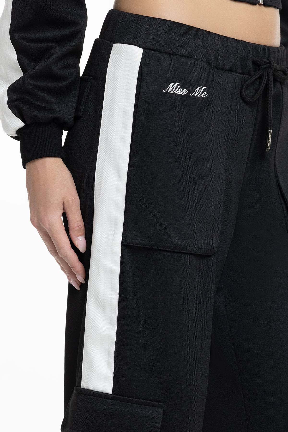 Lainey Cargo Track Pants | Only $62.40 | Choco Brown, Blue, Black