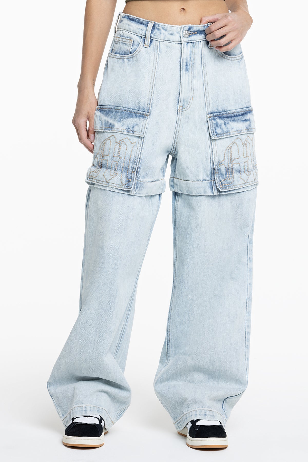 新品未使用Grand Cargo Denim Pants【Her lip to】 F241-5345-VWD-