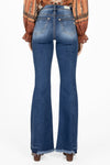 High Rise Super Flared Jeans