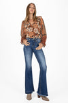 High Rise Super Flared Jeans