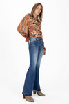 High Rise Super Flared Jeans