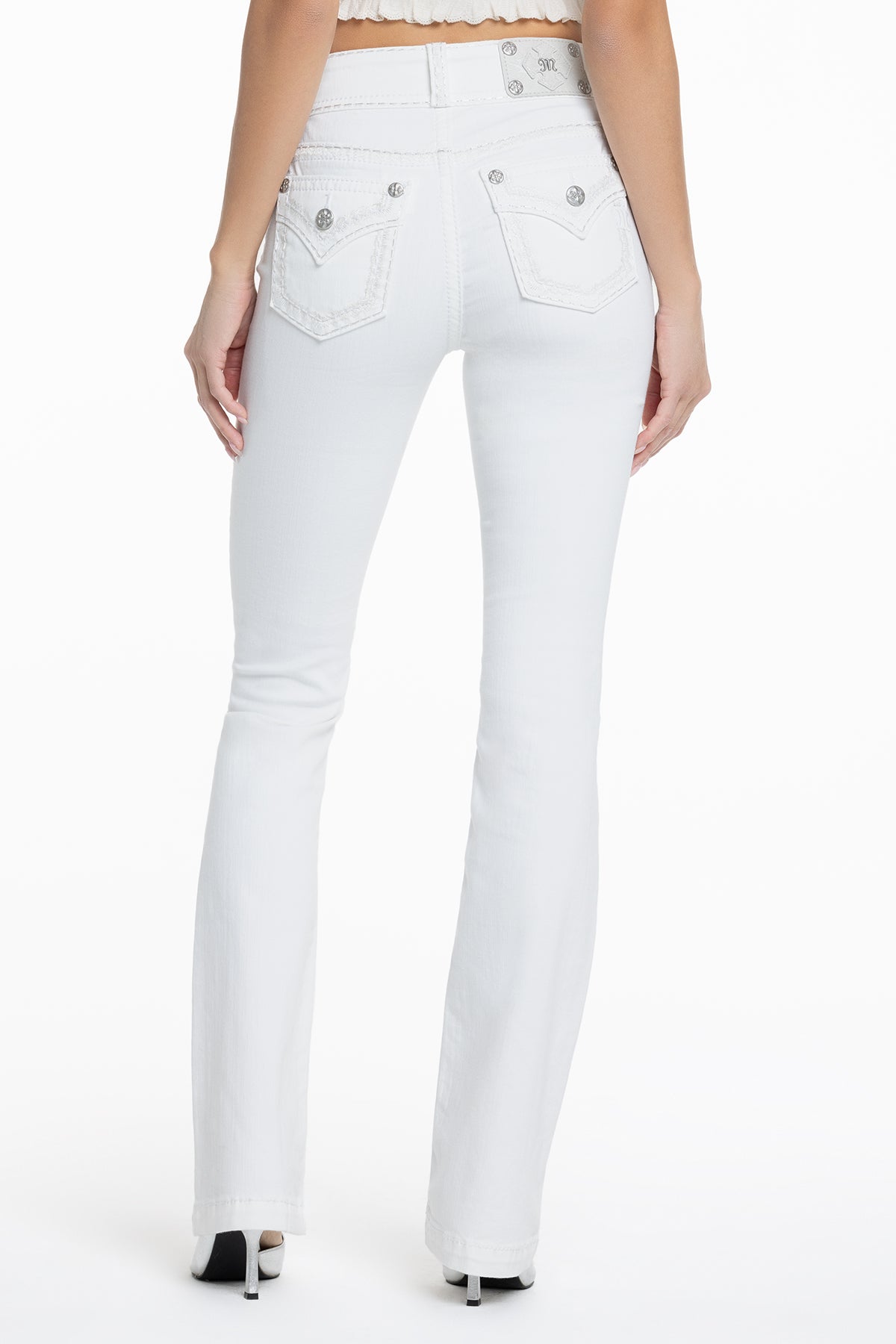 Adeline Stitched Bootcut Jeans