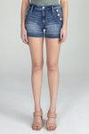 Sailor Button High Rise Shorts