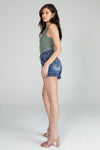 Sailor Button High Rise Shorts