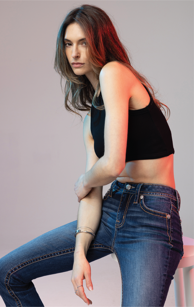 Miss me top jean size