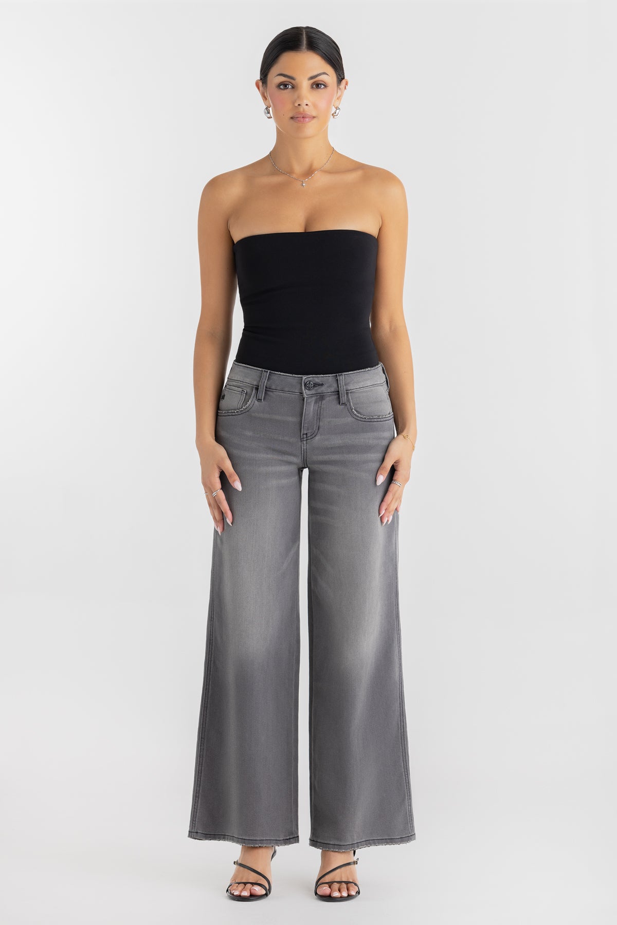 Brooklyn Baggy Wide Leg | Only $98.00 | Light Wash, Vintage