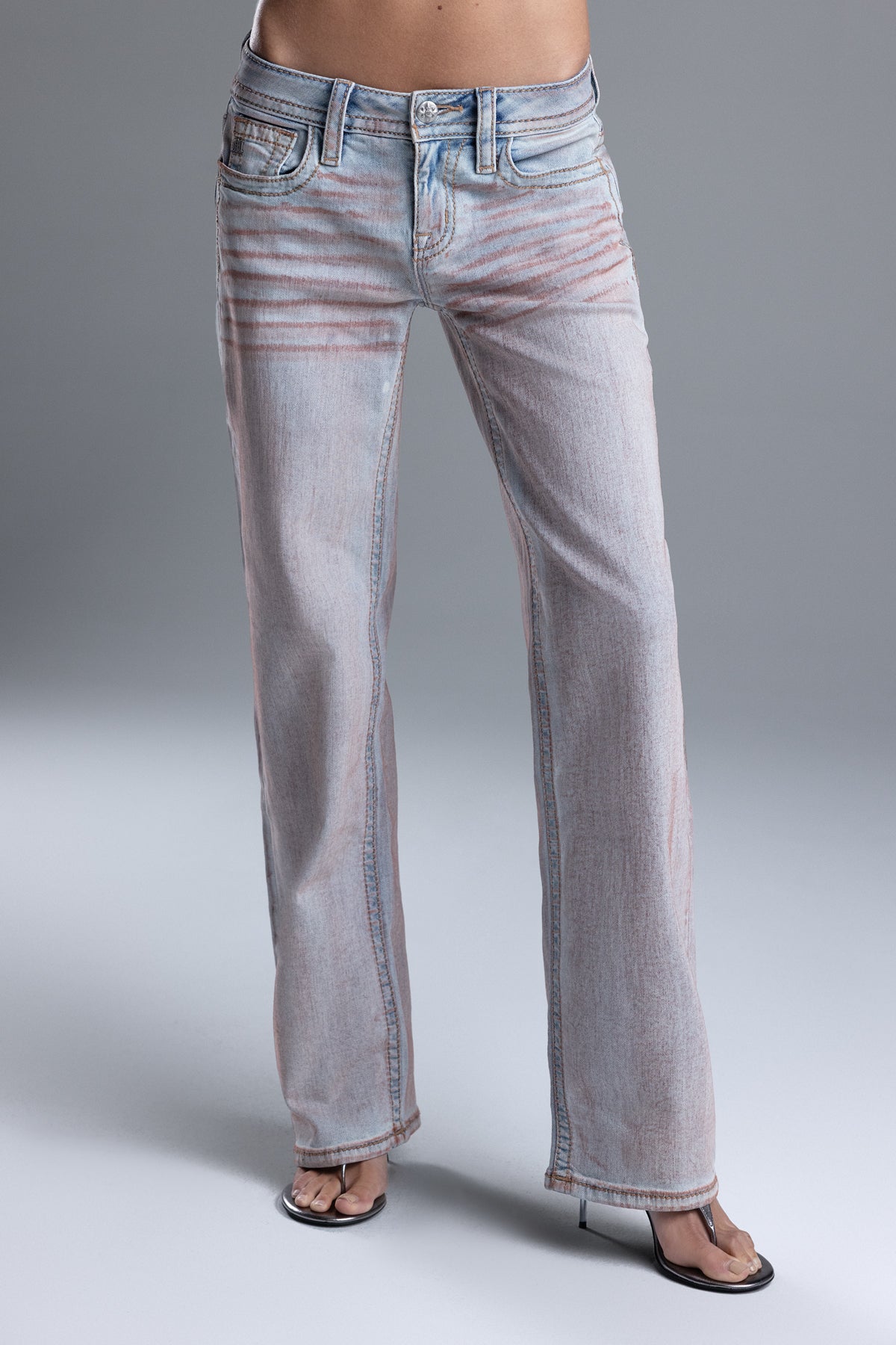 Scarlett Low Rise Slim Wide Jeans