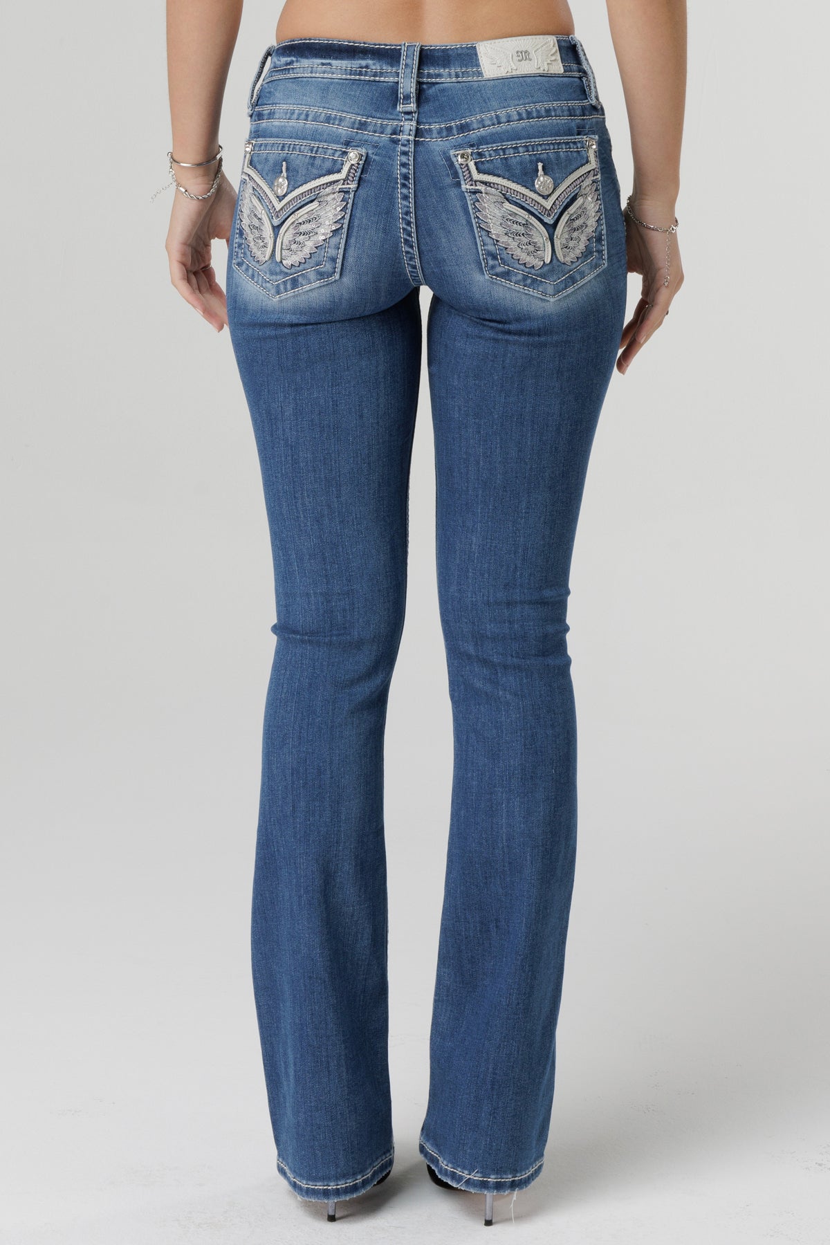 Angel Dust Bootcut Jeans | Only $119.00 | Medium Wash | Miss Me