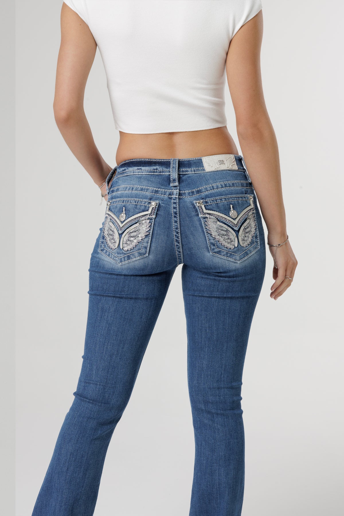 Angel Dust Bootcut Jeans | Only $119.00 | Medium Wash | Miss Me
