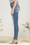 Vibrant Winged Skinny Jeans