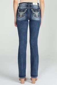 Midnight Desert Longhorn Bootcut Denim