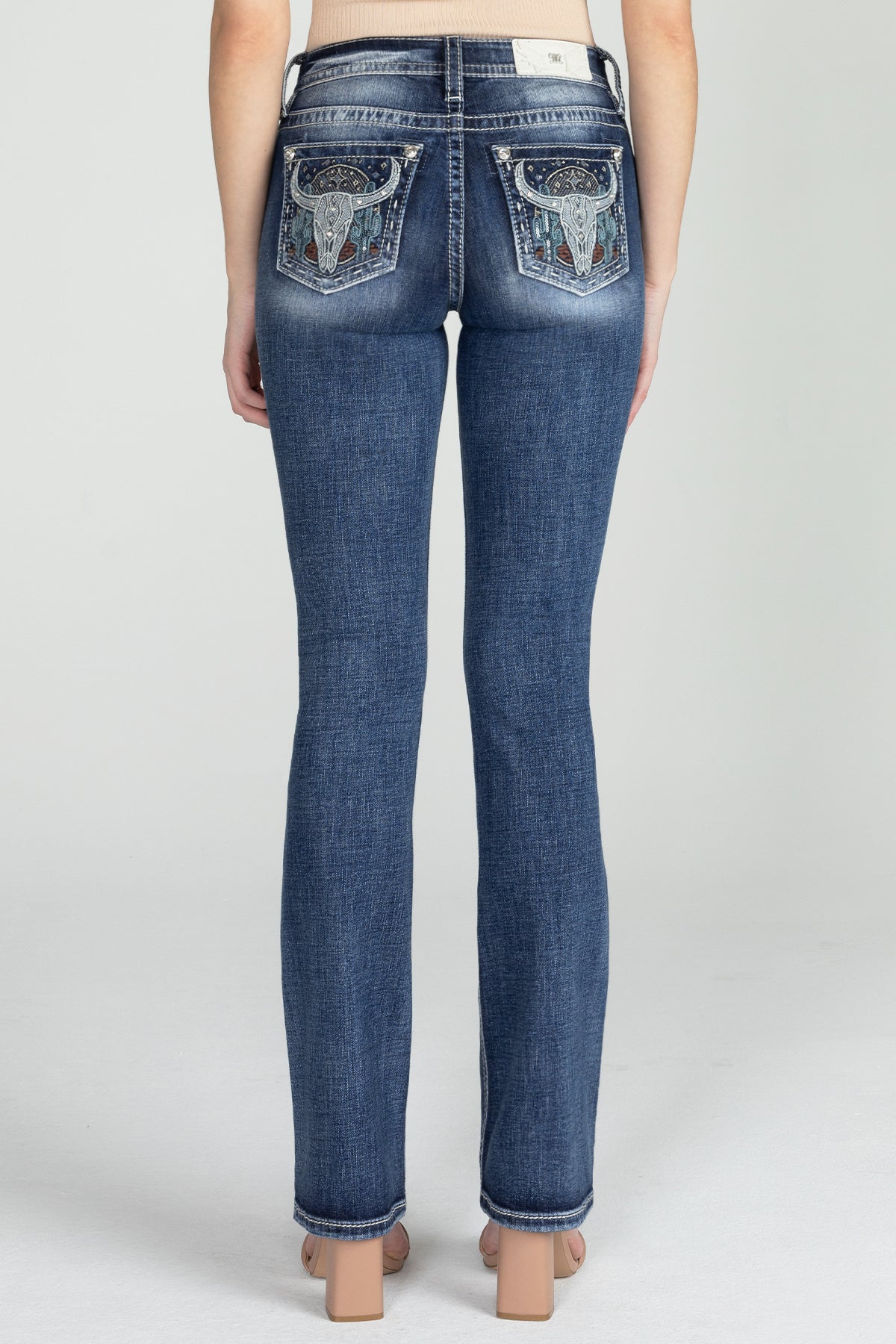 Midnight Desert Longhorn Bootcut Denim