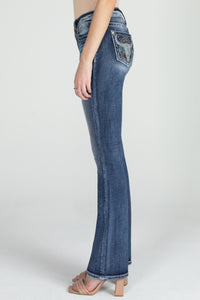 Midnight Desert Longhorn Bootcut Denim