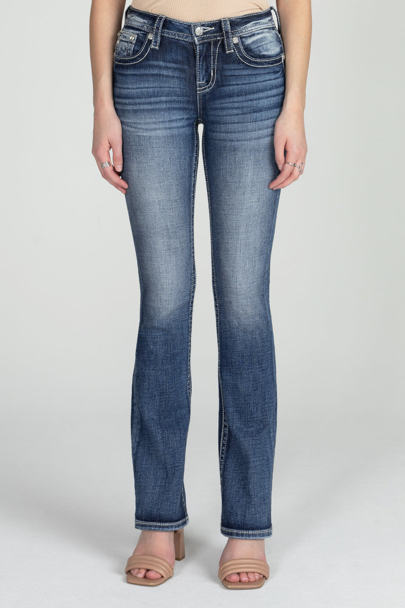 Midnight Desert Longhorn Bootcut Denim