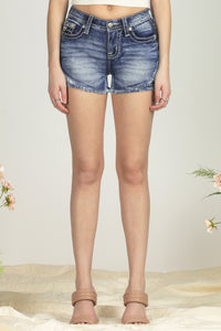 Americana Star-Stitched Shorts