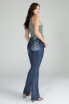 Americana Fleur De Lis Bootcut