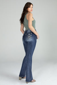 Americana Fleur De Lis Bootcut