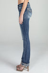 Americana Cuffed Straight Jeans