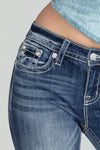 Americana Cuffed Straight Jeans