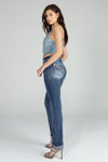 Americana Cuffed Straight Jeans