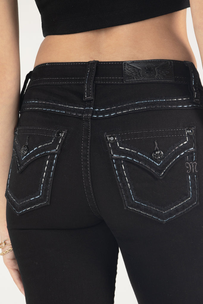 City Jeans Near Me 2026.Metallic Classic Black Bootcut Jeans | Only $109.00 | Black | Miss Me