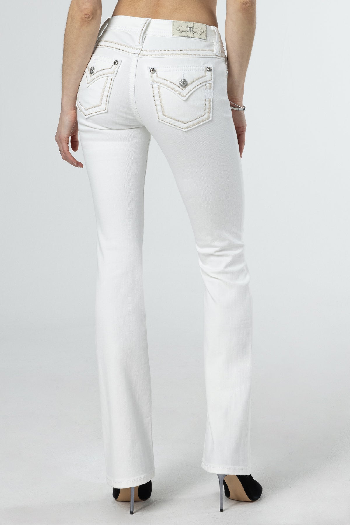 Classic White Bootcut Jeans | Only $109.00 | White | Miss Me