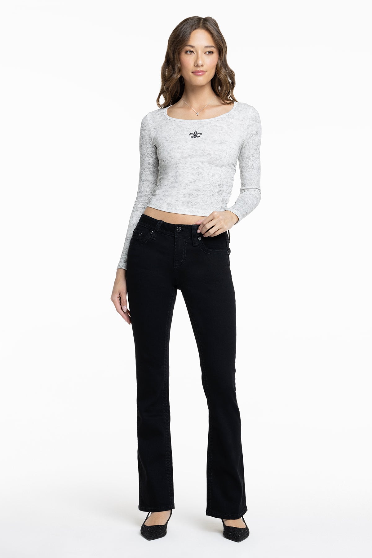 Flying Black Bootcut Jeans | Only $114.00 | Black | Miss Me