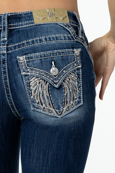 パンツ miss me Angelline Wide Leg Jeans Angelline Wide Leg Jeans | Only $119.00 | Medium Wash | Miss Me