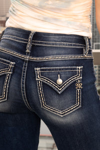 Sailor Buttons Trouser Bootcut Jeans