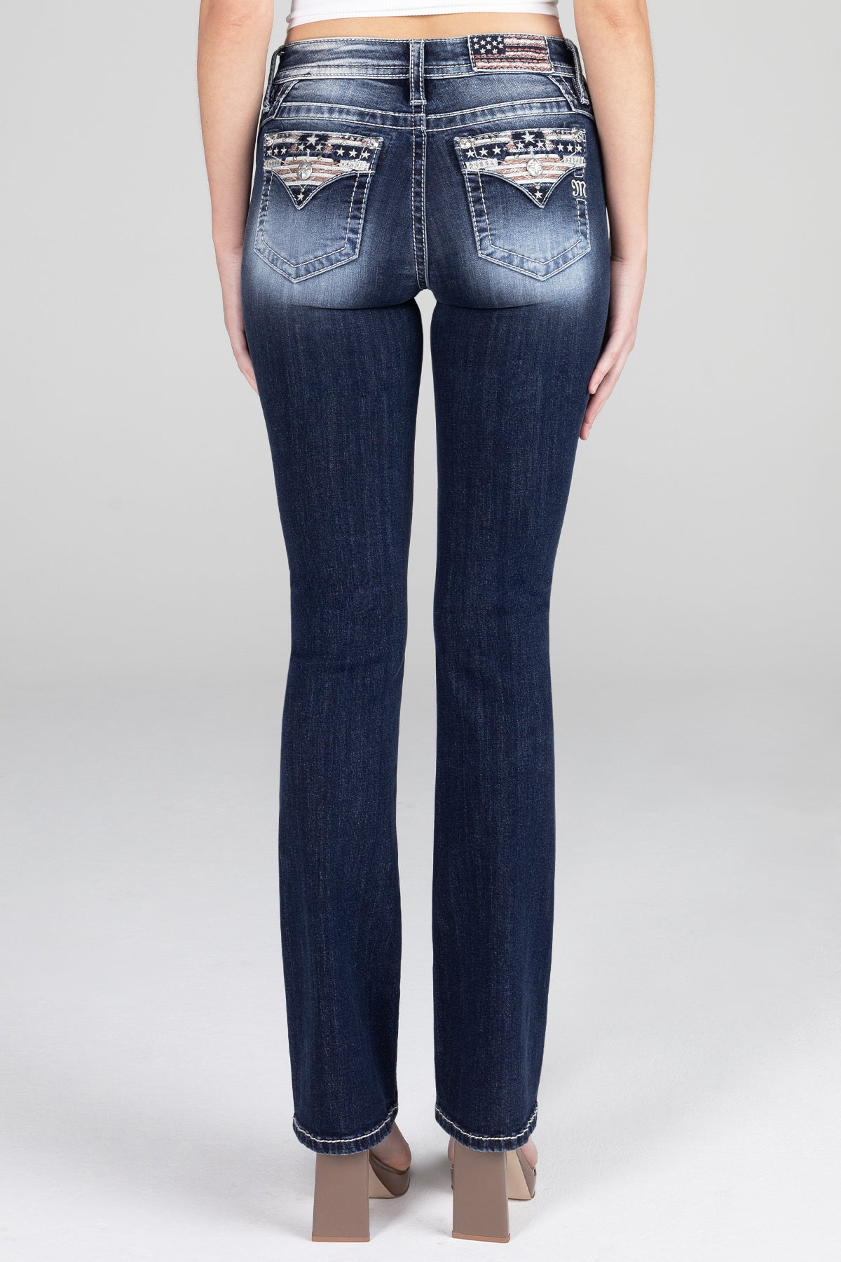 Americana Flag Dark Fade Denim