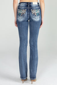 Zig Zag Bootcut Denim