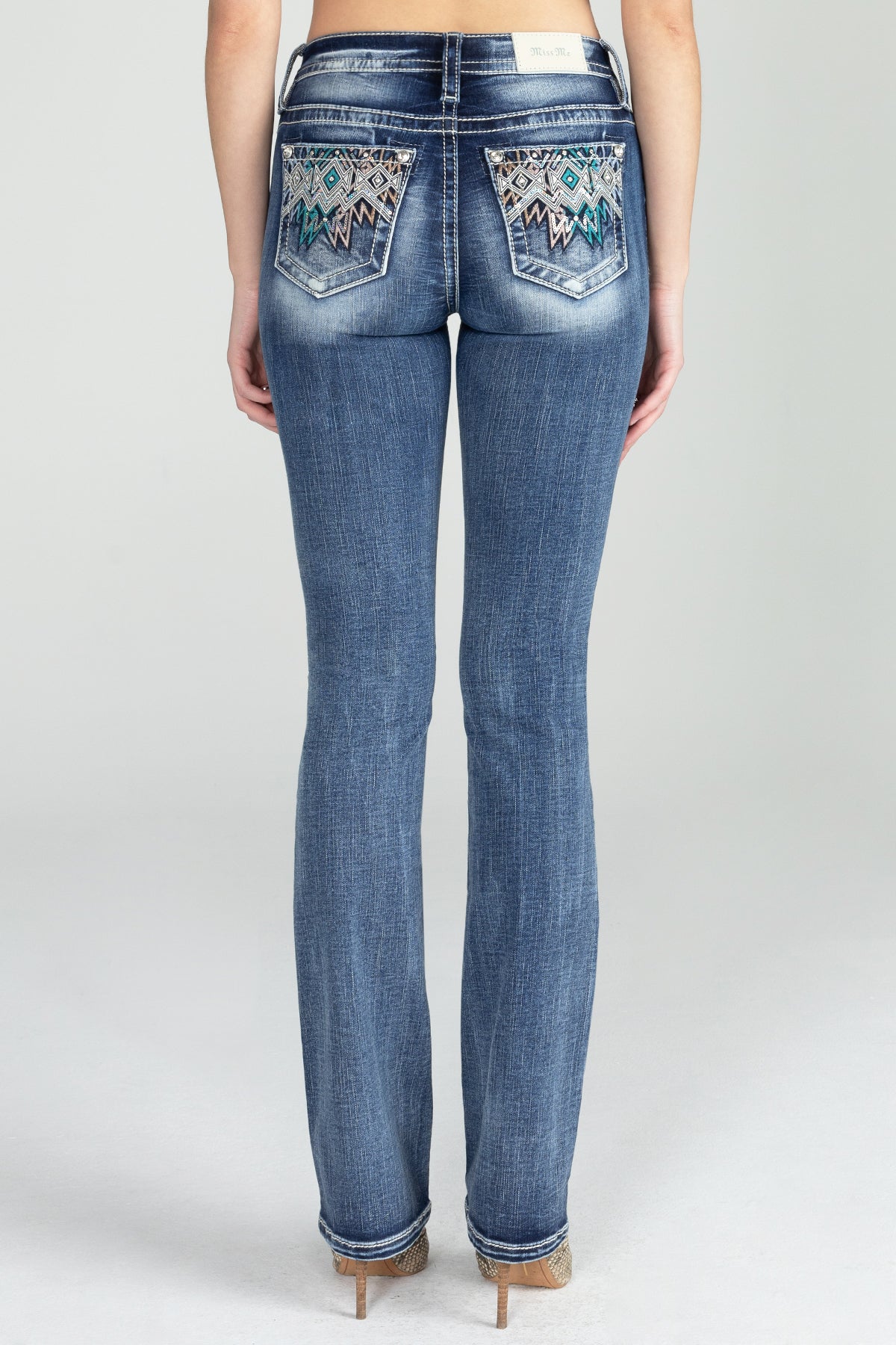 Zig Zag Bootcut Denim