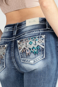 Zig Zag Bootcut Denim
