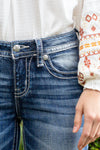 Spring Blossom Aztec Bootcut Denim