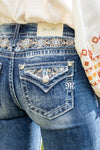 Spring Blossom Aztec Bootcut Denim