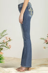 Ocean Blue Cross Denim