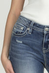 Ocean Blue Cross Denim