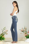 Ocean Blue Cross Denim