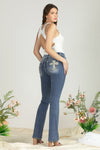 Ocean Blue Cross Denim
