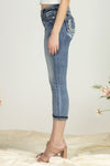 Horseshoe Blues Denim Capri