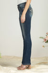 Blooming Aztec Straight Denim