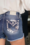 Pastel Stars Denim Shorts