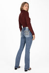 Brown Aztec Dreamcatcher Bootcut Jeans