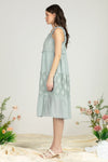 Dotted Diamond Tiered Ruffle Dress