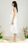 Sleeveless Button Down Midi Dress